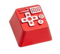 ZOMOPLUS Keycap in Alluminio Retro Gamepad I - Rosso