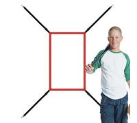 Zona di bersaglio di lancio - Target di Zone di attacco Net di pitching, bersaglio di lancio di softball da baseball | Pratica di baseball Net, cinturino per l'attaccamento per colpire le catture in b