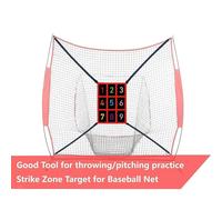 Zona Zona Target Net Numentated Strike Zone per colpire la rete da baseball