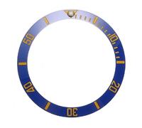 ZONABSQQ Lunetta for orologio da 38 mm, quadrante in ceramica, diametro interno 30,7 mm, ghiera for orologio da uomo, parti di ricambio for orologi, accessori(Blue1)