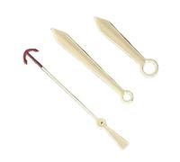 ZONABSQQ Non ci sono lancette luminose. Adatto for lancette di ricambio for orologi meccanici con movimento NH35 NH36 4R 7S.(01 Gold)