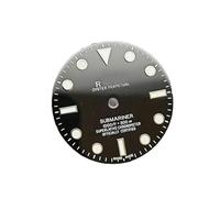 ZONABSQQ Quadrante dell'orologio da 28,5 mm con finestra del calendario, quadrante blu brillante for movimento Fontice 8215/2813 ETA2836