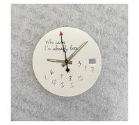 ZONABSQQ Set di lancette blu modificate + quadrante for orologio da 28,5 mm, quadranti fai da te adatti al movimento NH35/4R36. A chi importa? È già tardi. Accessori.(W-Black dial B red N)