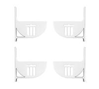 ZONADAH 2 paia di porta sacco della spazzatura in plastica, supporto per parete, sacco della spazzatura, dispenser per sacchetti per armadio da cucina, frigorifero, scaffale laterale per pellicola