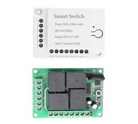 ZONADAH DC12-24 V - Interruttore remoto a 4 canali, modulo universale a relè radio 433 MHz per controllo wireless