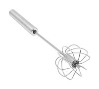 ZONADAH Frusta a mano in acciaio inox, frusta semiautomatica, mini pressa manuale, uovo rotante, frullatore di farina, frusta, frullatore da cucina, frusta per uova