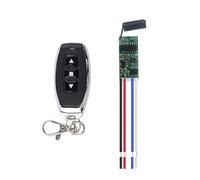 ZONADAH Mini interruttore remoto relè DC 3,6 V 12 V 24 V pulsante interruttore wireless 433 MHz telecomando CC motore avanti e indietro modulo