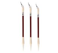 ZONADAH Set di 3 pennelli per calligrafia cinese, sumi, matite per calligrafia giapponese, 3 misure, pittura ad acquerello, pennello per calligrafia per principianti