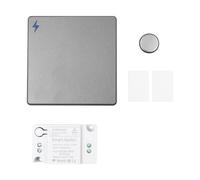 ZONADAH Telecomando RF universale wireless 433MHz AC90-250V 1 canale, modulo ricevitore e trasmettitore RF per corridoio, camera da letto, Smart Home, telecomando a LED