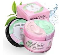 Zonal Care - Maschera per il viso a doppia griglia per la regolazione dell'olio, regola la produzione di sebo, pulisce intensamente i pori, dona una sensazione fresca e liscia sulla pelle, 300 g