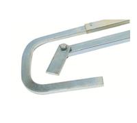 ZONAPRO Kit Coppia N. 2 Bracci Curvi Telescopici 2004 Per 550 BREEZE FAAC GENIUS 6100127