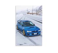 ZONDER JDM - Poster per auto da corsa per Subaru Impreza WRX STi Supercar Sports CarPoster decorativo su tela da parete e arte stampa moderna per camera da letto, 40 x 60 cm