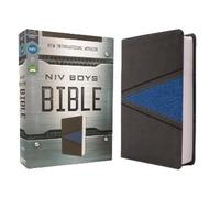 Zonderkidz NIV, Boys' Bible, Leathersoft, Gray/Blue, Comf (Rilegato in ecopelle)