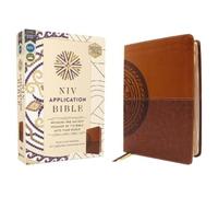 Zondervan NIV Application Bible, Leathersoft, Brown, Red (Rilegato in ecopelle)