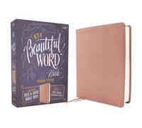 Holy Bible: Niv, Beautiful Word Bible, Peel/Stick Bible Tabs, Leathersoft, Pink, Red Letter, Comfort Print