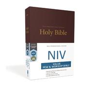 Zondervan NIV, Value Pew and Worship Bible, Hardcover, Burgun (Copertina rigida)