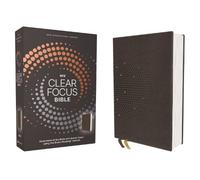 Zondervan Niv, Clear Focus Bible, Leathersoft, Charcoal Brow (Imitation Leather)