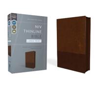 Zondervan NIV, Thinline Bible, Large Print, Leathersoft, (Rilegato in ecopelle)
