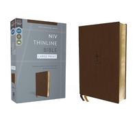 Zondervan NIV, Thinline Bible, Large Print, Leathersoft, (Rilegato in ecopelle)