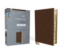Zondervan NIV, Thinline Bible, Large Print, Leathersoft, (Rilegato in ecopelle)