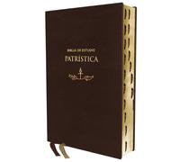 Zondervan Rvr, Biblia de Estudio Patrística, Leathersoft, (Rilegato in ecopelle)