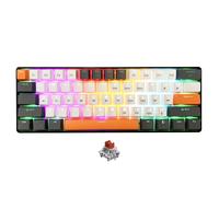 ZONE 61 - Tastiera meccanica da gioco corta 60%, switch meccanici RED silenziosi