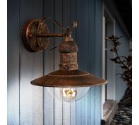 Zone All'Aperto Lampada Parete Haustürlampe Lampada Patio Nero Oro Lanterna [EEK: Non valutato]