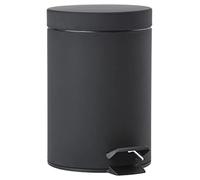 Zone Denmark 361079 bidone per la spazzatura 3 L Rotondo Nero