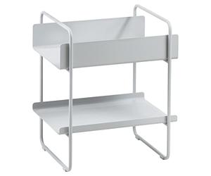 Zone Denmark A-Console Table - Tavolo consolle e tavolino decorativo in metallo, 48 x 35,6 x 55,5 cm, colore: Grigio