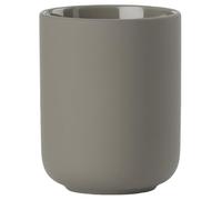 Zone Denmark - Bicchiere per spazzolino da denti Ume - Bicchiere da bagno, porta spazzolino da denti - Ordinato - D8,3 cm H10,3 cm - Elegante e design minimalista e scandinavo - Tortora