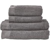 Zone Denmark Classic completo di asciugamani 140x70 cm cotone grigio 330541