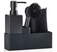 Zone Denmark Denmark 330413 - Set lavandino in metallo, 19 cm, colore: Nero
