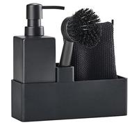 Zone Denmark Denmark 330413 - Set lavandino in metallo, 19 cm, colore: Nero