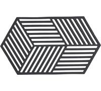 Zone Denmark Hexagon appoggiautensili da cucina 24x14x cm nero 31610