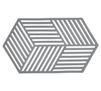 Zone Denmark Hexagon - Sottovaso 24 x 14 x 0,9 cm, colore: Grigio freddo