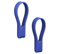 Zone Denmark Loop - Clip magnetica appendi-asciugamani, per asciugamani e strofinacci, 9 cm, 2 pezzi, blu (Indigo Blue)
