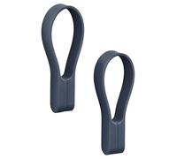 Zone Denmark Loop - Clip per asciugamani, ganci magnetici, clip per asciugamani, 9 cm, 2 pezzi, blu reale (blu)