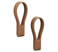ZONE DENMARK - Loop Magnet - Set di 2 cinghie magnetiche - Porta strofinacci, portasciugamani in silicone e magneti potenti - Appendere su tutto - Facile da installare e rimuovere - Terracotta