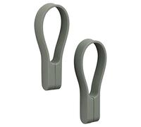 ZONE DENMARK - Loop Magnet - Set di 2 cinghie magnetiche - Porta strofinacci, portasciugamani in silicone e magneti potenti - Appendere su tutto - Facile da installare e rimuovere - Verde oliva