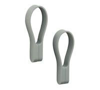 Zone Denmark Loop - Clip per asciugamani, ganci magnetici, clip per asciugamani, 9 cm, 2 pezzi, verde Matcha