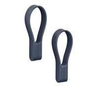 Zone Denmark Loop - Clip per asciugamani, ganci magnetici, clip per asciugamani, 9 cm, 2 pezzi, blu reale (blu)