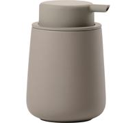 Zone Denmark Nova One - Dispenser di sapone liquido in ceramica per bagno, diametro 8 cm, altezza 11,5 cm, capacità 250 ml, colore: tortora