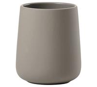 Zone Denmark Nova One - Bicchiere per spazzolino da denti in ceramica con rivestimento soft touch, diametro 8 cm, altezza 10 cm