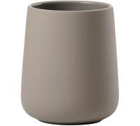 Zone Denmark Nova One - Bicchiere per spazzolino da denti in ceramica con rivestimento soft touch, diametro 8 cm, altezza 10 cm