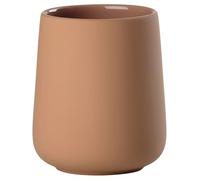 Zone Denmark Nova One, portaspazzolino in ceramica con rivestimento Soft Touch, Diametro 8 cm, Altezza 10 cm, Mandarino