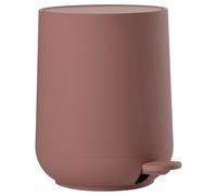 Zone Denmark Nova - Pattumiera da bagno, diametro 20,5 cm, altezza 23,5 cm, capacità 3 litri, colore: rosso
