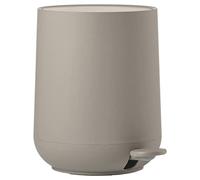 Zone Denmark Nova - Pattumiera da bagno, diametro 20,5 cm, altezza 23,5 cm, capacità 3 litri, colore: tortora