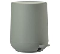 Zone Denmark Nova - Pattumiera da bagno, diametro 20,5 cm, altezza 23,5 cm, capacità 3 litri, verde oliva