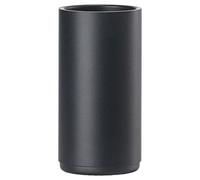 Zone Denmark Rim - Bicchiere per spazzolino da denti, 7 x 13,6 cm, colore: Nero