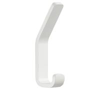 Zone Denmark Rim - Gancio doppio, 4 x 2 x 11,5 cm, colore: Bianco